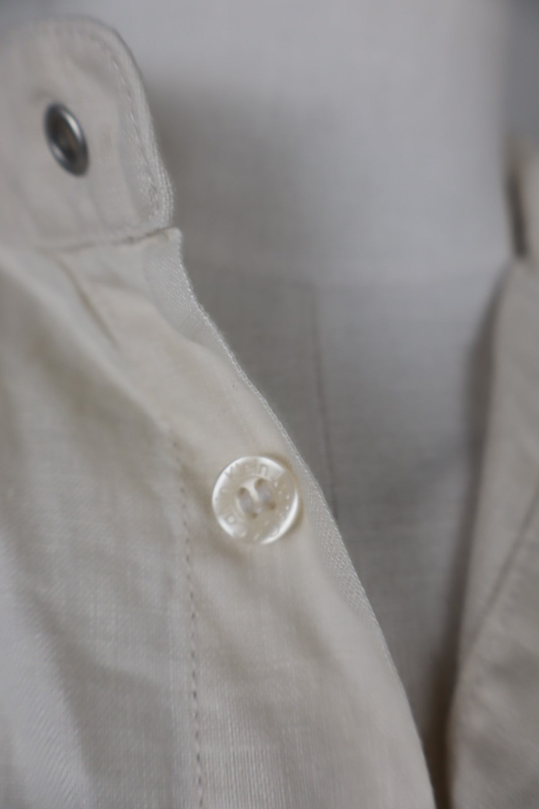 CALVIN KLEIN JEANS CAMICIA UOMO LINO TG. XL MAN CASUAL VINTAGE LINEN SHIRT LOGO