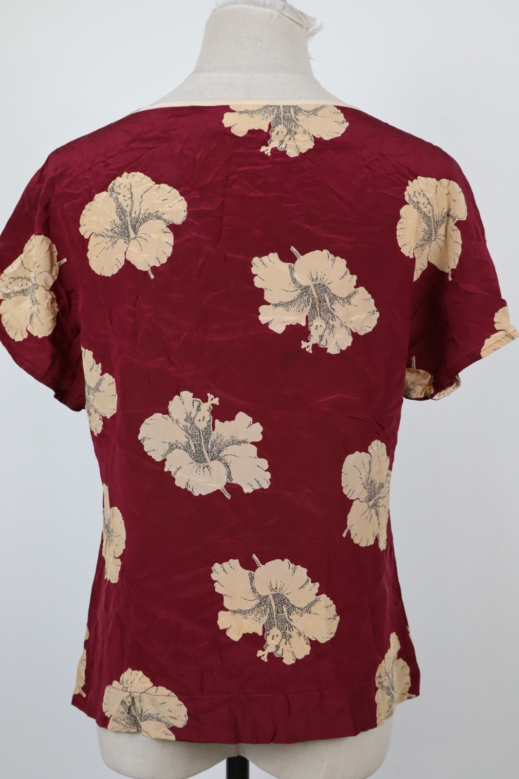 BYBLOS MAGLIA SETA T-SHIRT DONNA Tg. 44 WOMAN CASUAL SILK