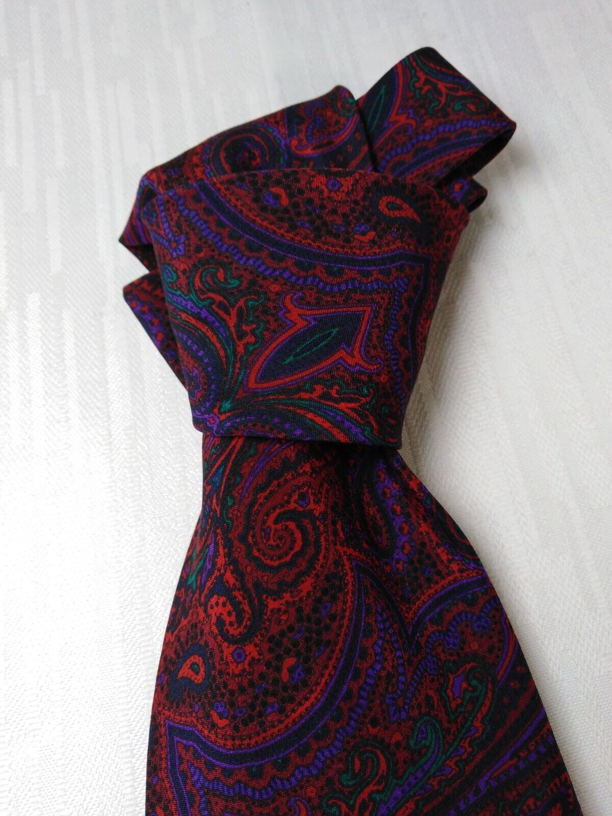 ENRICO COVERI MORIN 100% SILK TIE SETA CRAVATTA NECKTIE ITALY VINTAGE CLASSIC