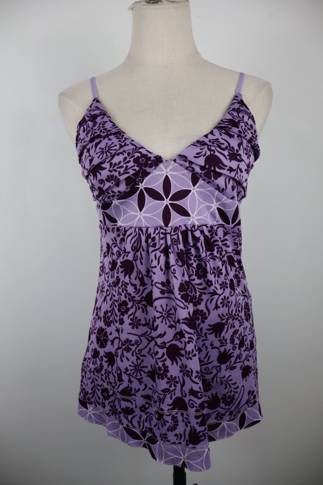 MARELLA CANOTTA MAGLIA DONNA TG. S WOMAN CASUAL VINTAGE T-SHIRT TOP FLOREALE