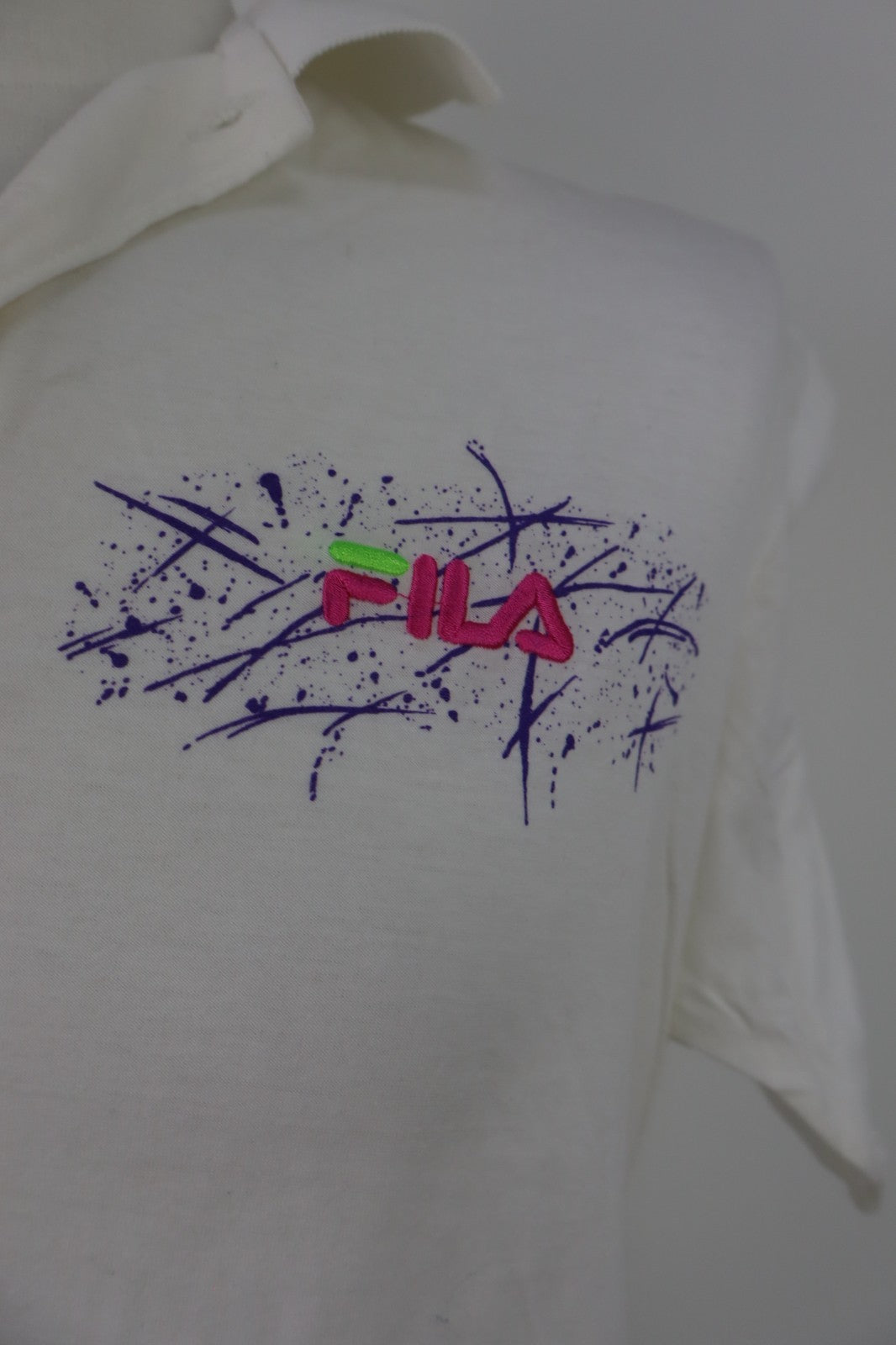 FILA TENNIS MAGLIA POLO UOMO TG. 50 MAN T-SHIRT CASUAL VINTAGE TENNIS