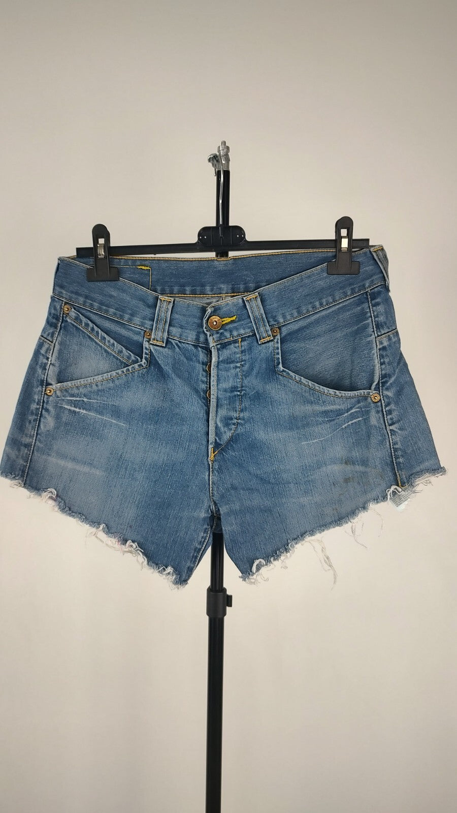 LEVI'S PANTALONCINO DENIM JEANS DONNA TG W29 WOMAN VINTAGE SHORTS