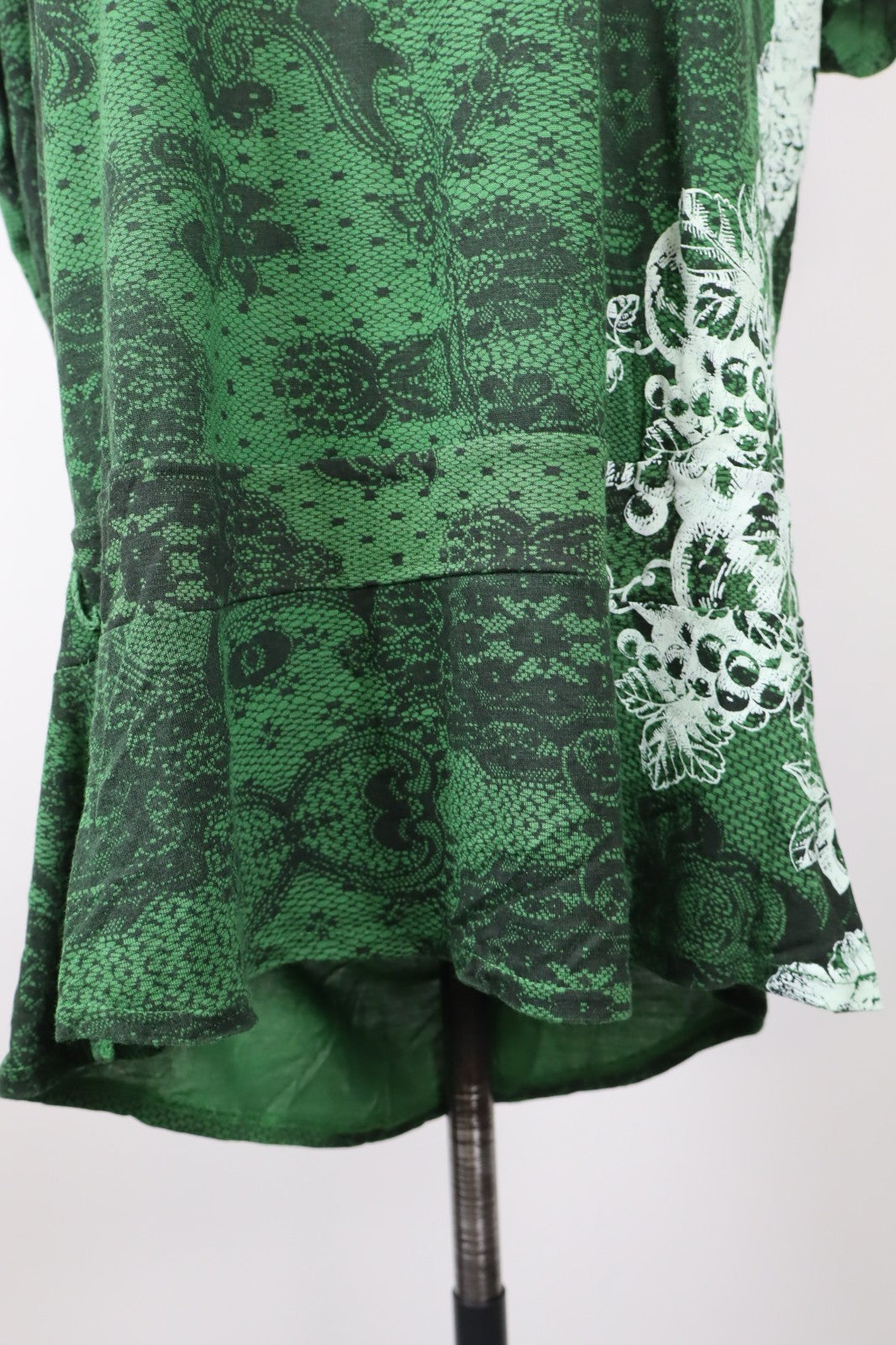 DESIGUAL VESTITO DONNA TG. L WOMAN CASUAL VINTAGE DRESS ABITO COTONE
