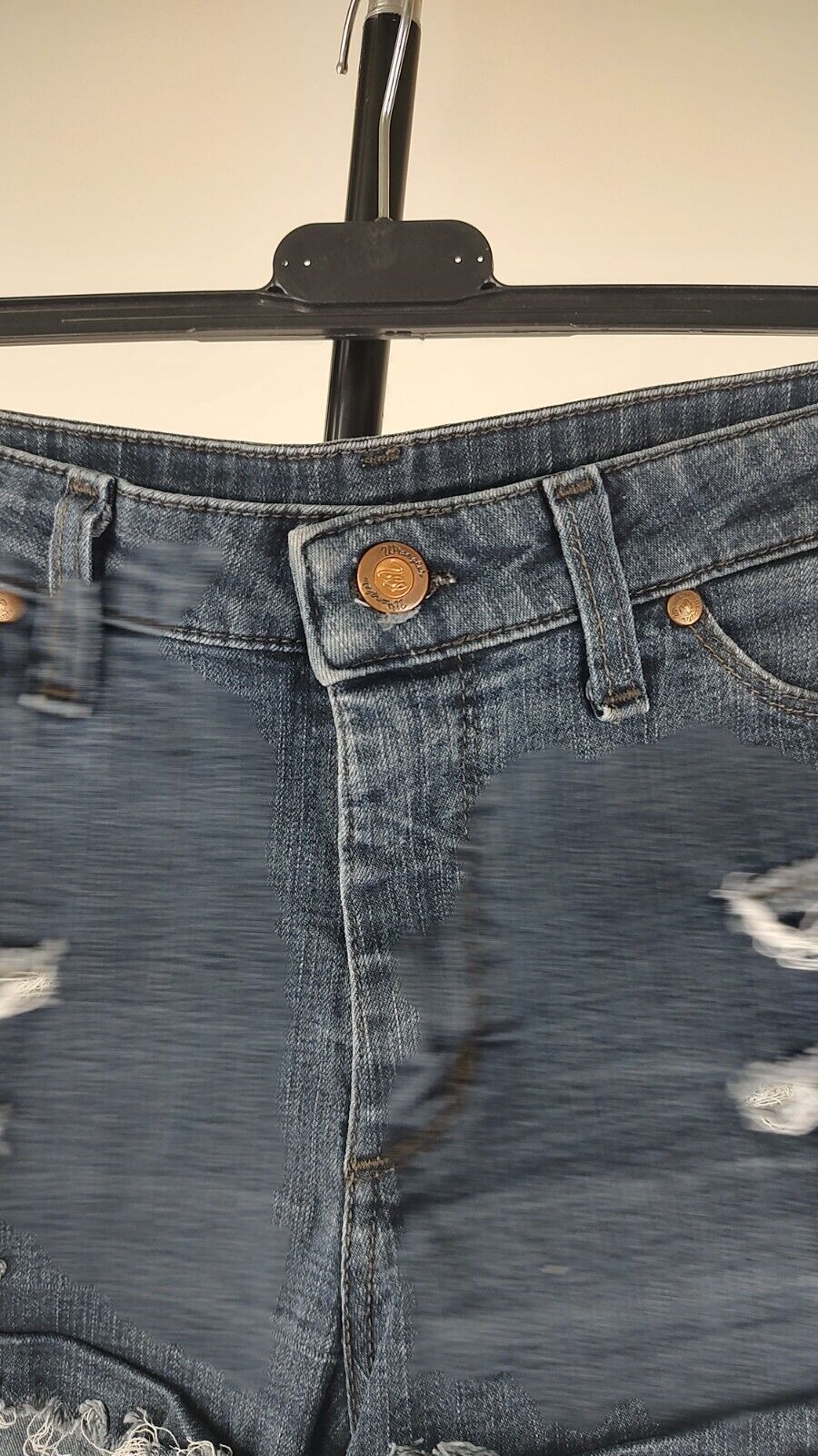 WRANGLER PANTALONCINO ORANGE JEANS DENIM DONNA W30 WOMAN PANTS SHORT VINTAGE