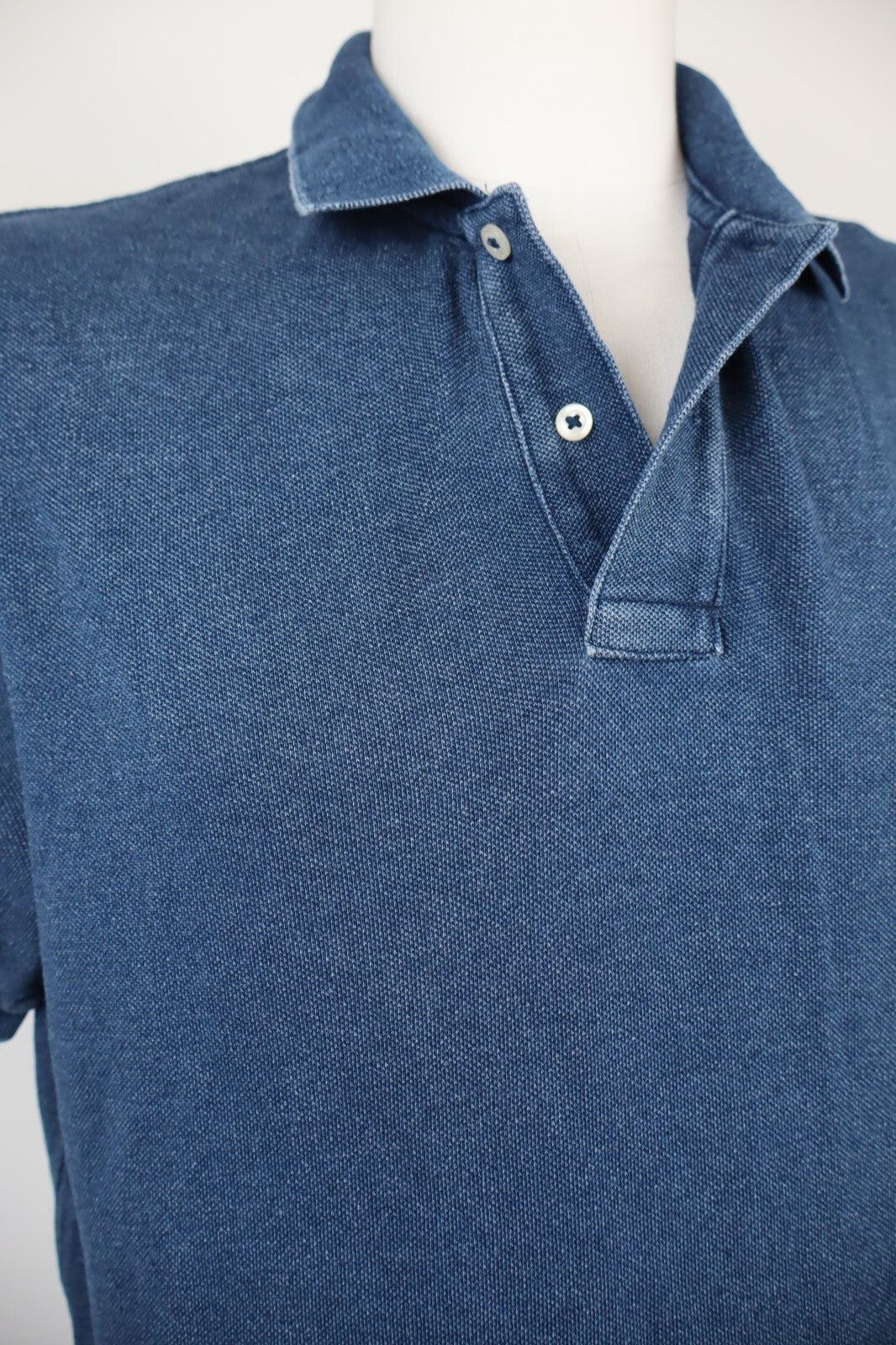 RALPH LAUREN POLO MAGLIA UOMO L MAN CASUAL VINTAGE T-SHIRT COTONE COTTON LOGO