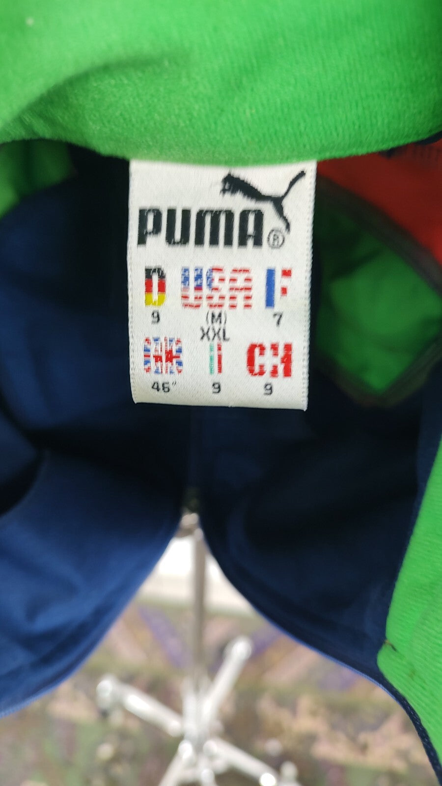 PUMA WORLD TEAM GIACCA SPORT UOMO Tg 9 MAN VINTAGE JACKET CASUAL VINTAGE