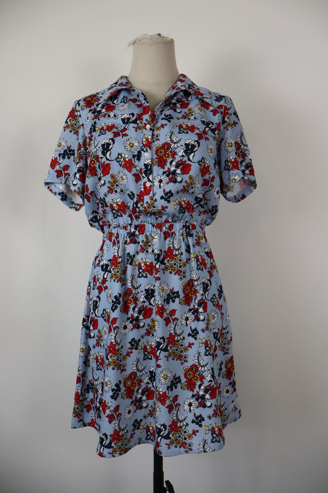 CK CALVIN KLEIN VESTITO ABITO DONNA TG. XS WOMAN CASUAL VINTAGE DRESS