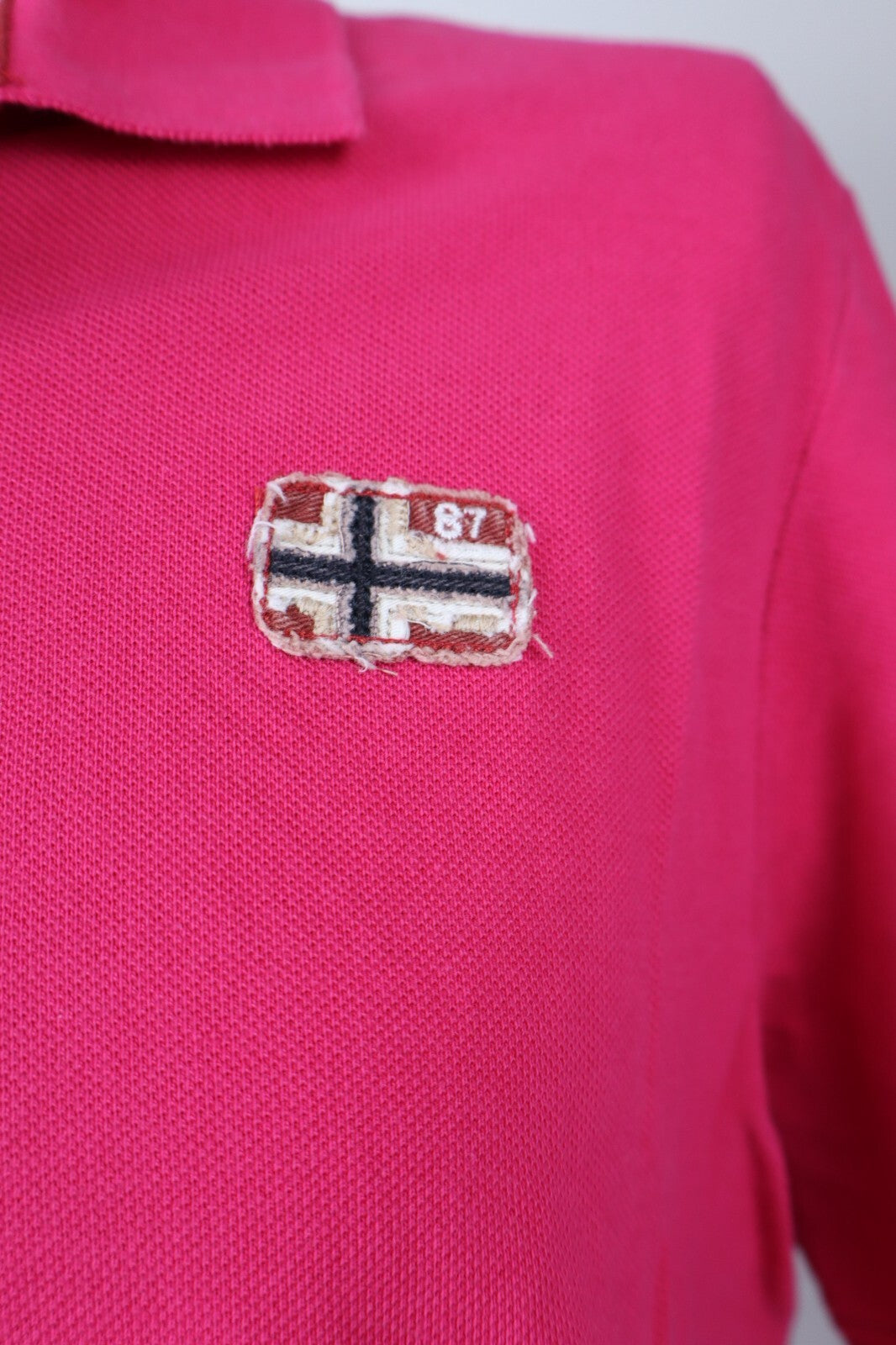 NAPAPIJRI MAGLIA COTONE POLO UOMO TG. L MAN POLO SHIRT CASUAL VINTAGE COTTON