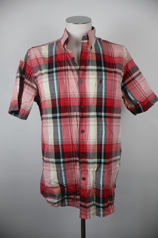 MARLBORO CLASSIC CAMICIA UOMO COTONE TG. L  MAN CASUAL VINTAGE SHIRT TASCA