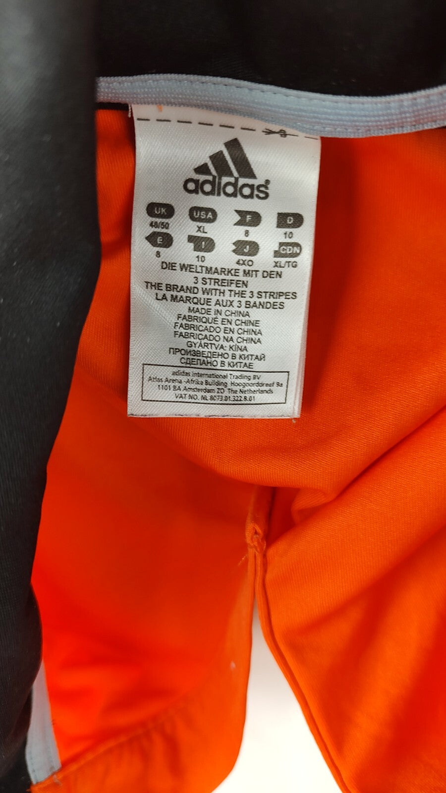 ADIDAS OLANDA T-SHIRT CALCIO MAGLIA POLO UOMO TG 10 MAN  SHIRT VINTAGE