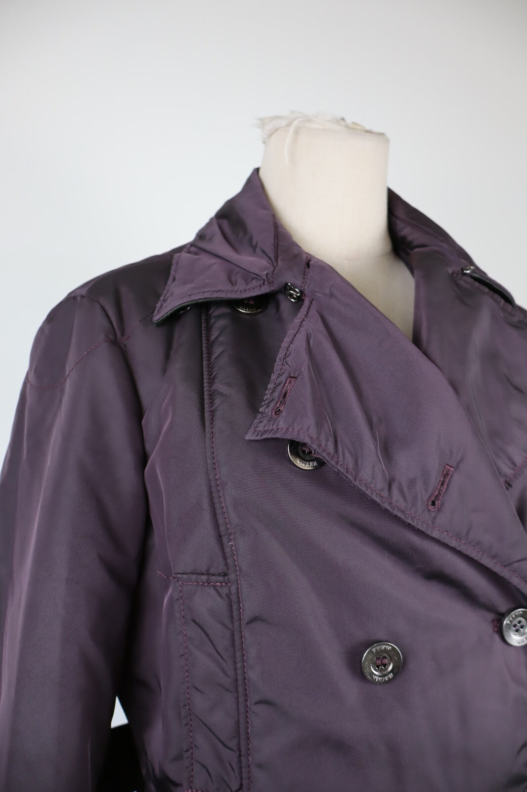 BREMA GIUBBINO GIACCA CON CINTURA DONNA Tg 48 WOMAN CASUAL JACKET VINTAGE