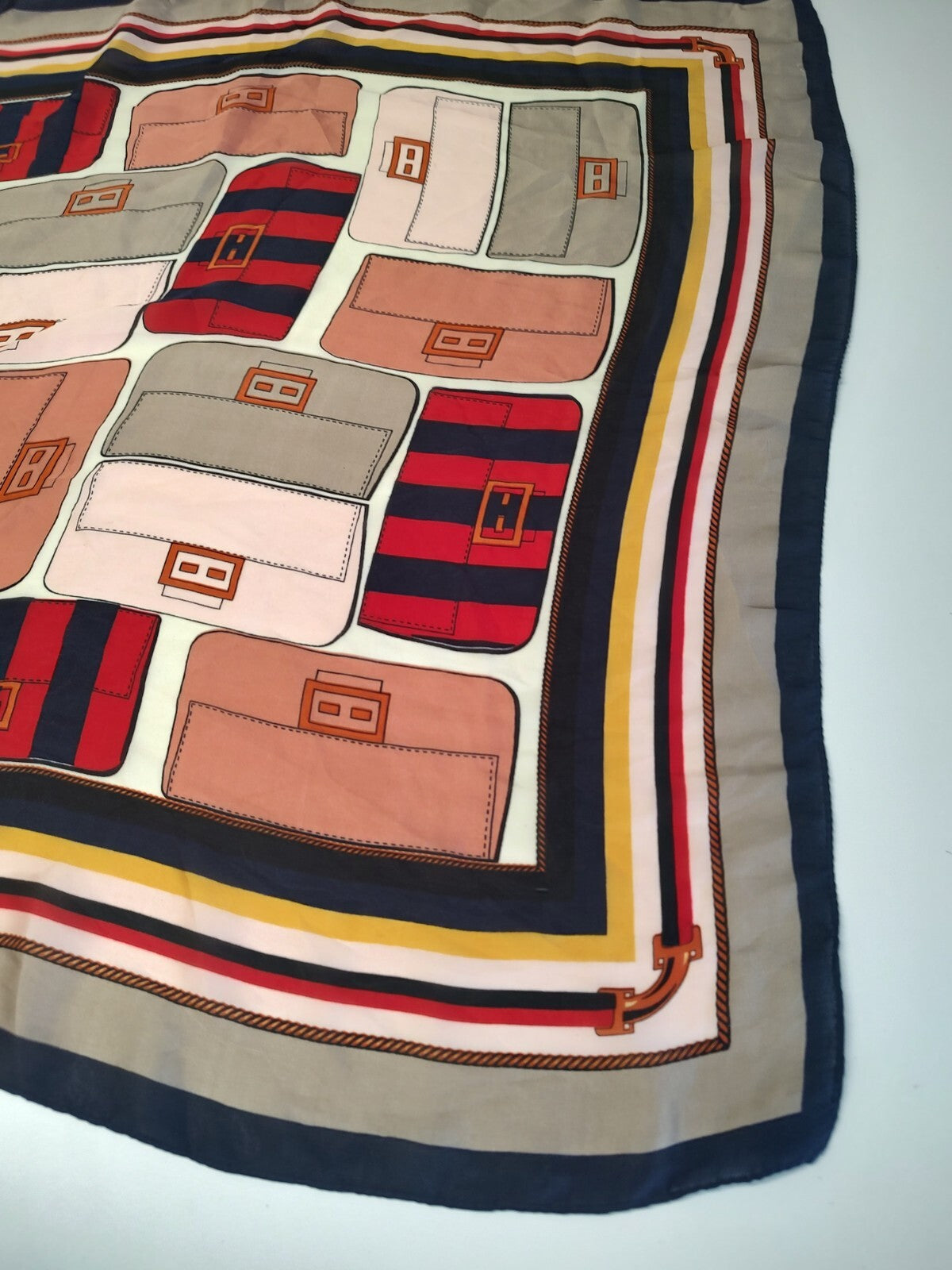 FOULARD 100% SILK SETA SCARVES SCARF SQUARE MADE ITALY