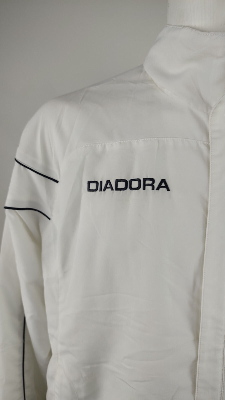 DIADORA NAPOLI TUTA COMPLETO CALCIO GIACCA PANTALONE Tg L JERSEY VINTAGE SPORT