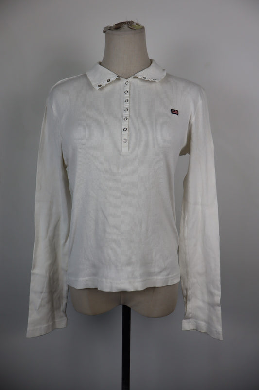 RALPH LAUREN POLO DONNA MAGLIA COTONE M WOMAN COTTON SHIRT CASUAL VINTAGE