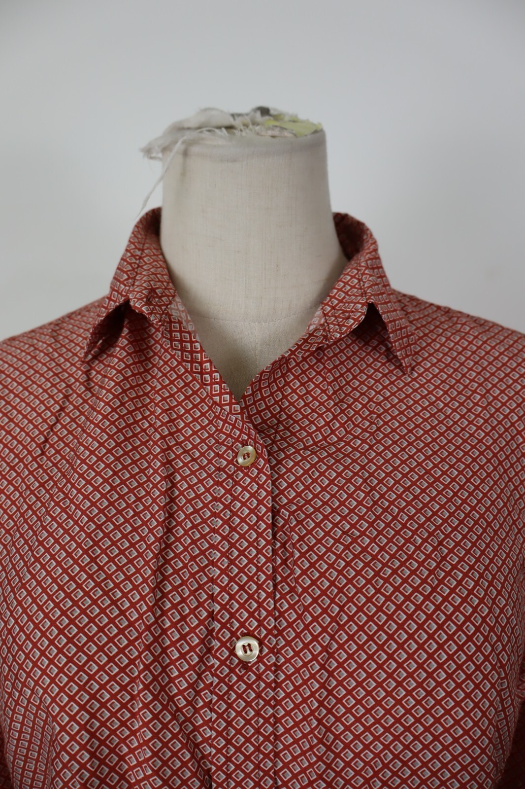 FRED PERRY CAMICIA COTONE DONNA TG. M WOMAN COTTON SHIRT CASUAL VINTAGE