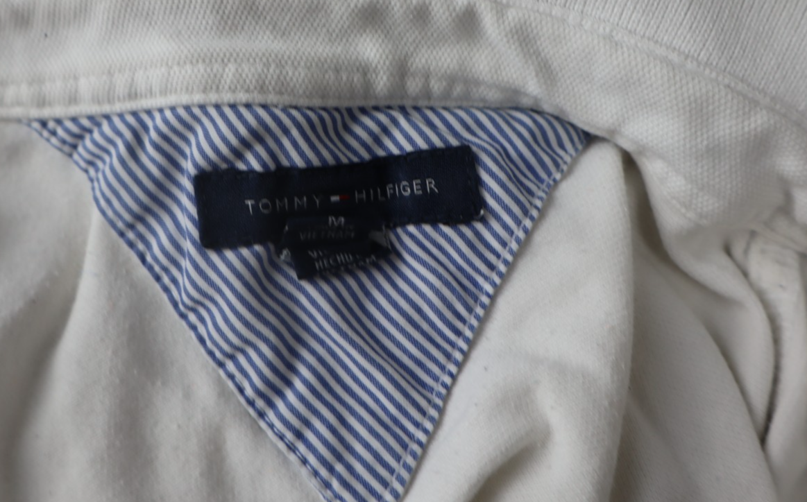 TOMMY HILFIGER POLO MAGLIA DONNA COTONE TG M WOMAN SHIRT CASUAL VINTAGE
