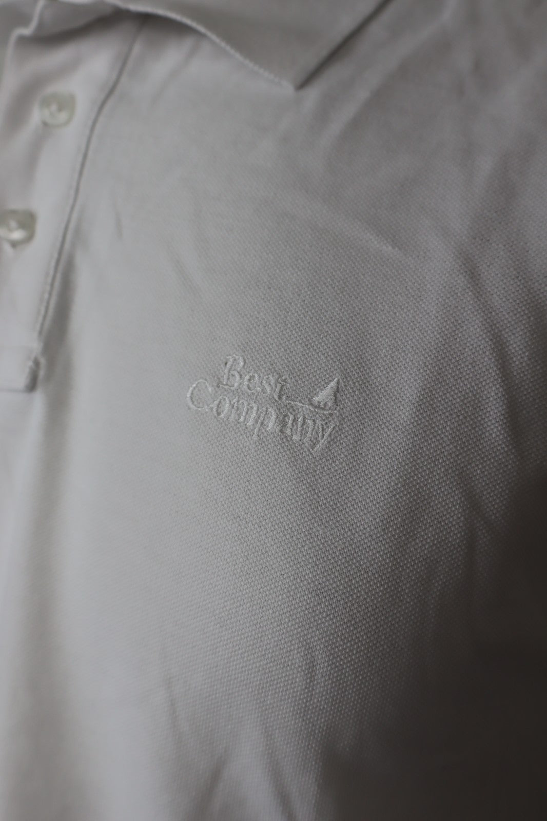 BEST COMPANY POLO MAGLIA UOMO TG. M MAN T-SHIRT CASUAL VINTAGE COTONE