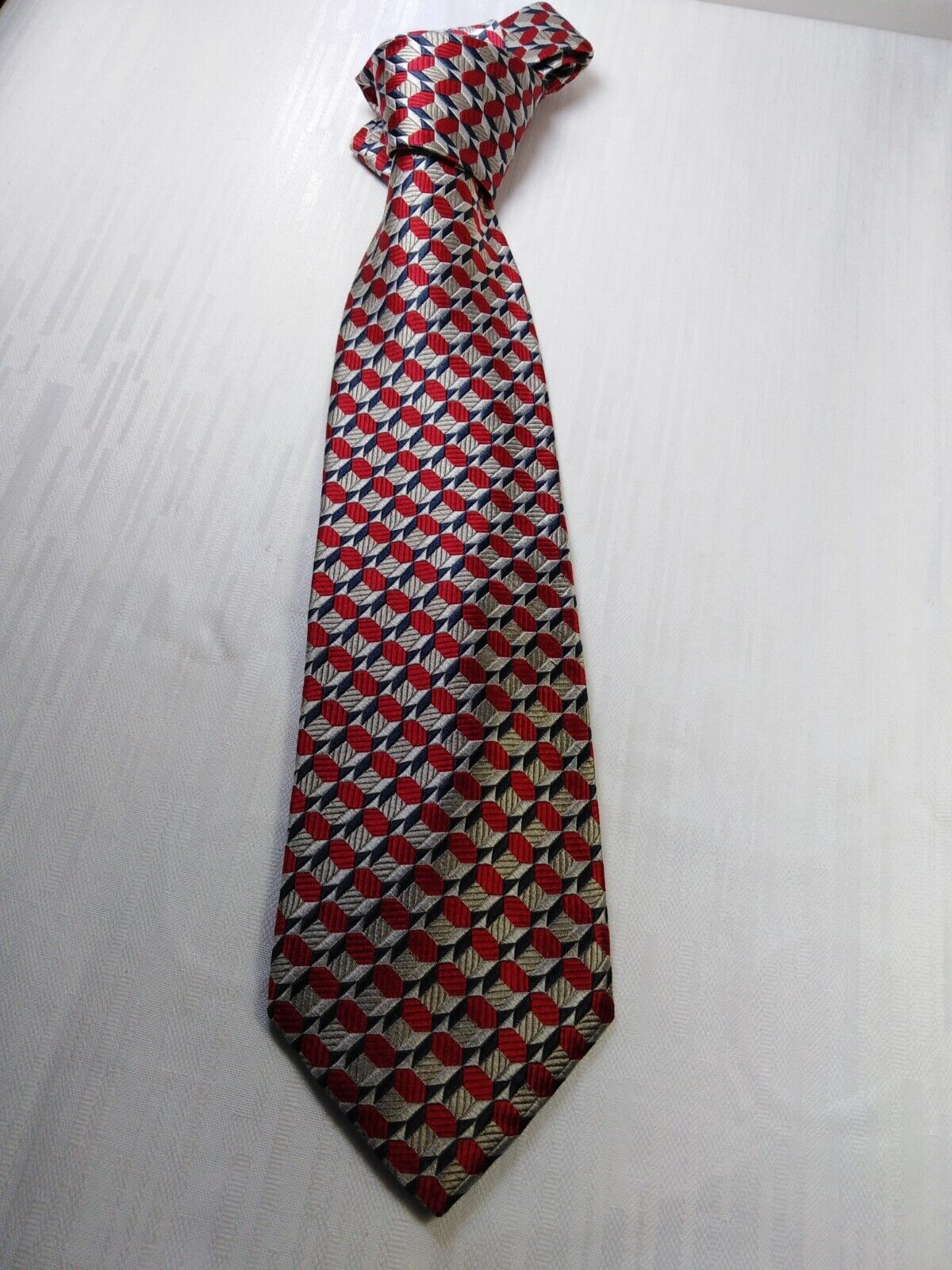 PETER HAROLD PORTICI SILK TIE SETA CRAVATTA NECKTIE MADE IN ITALY VINTAGE