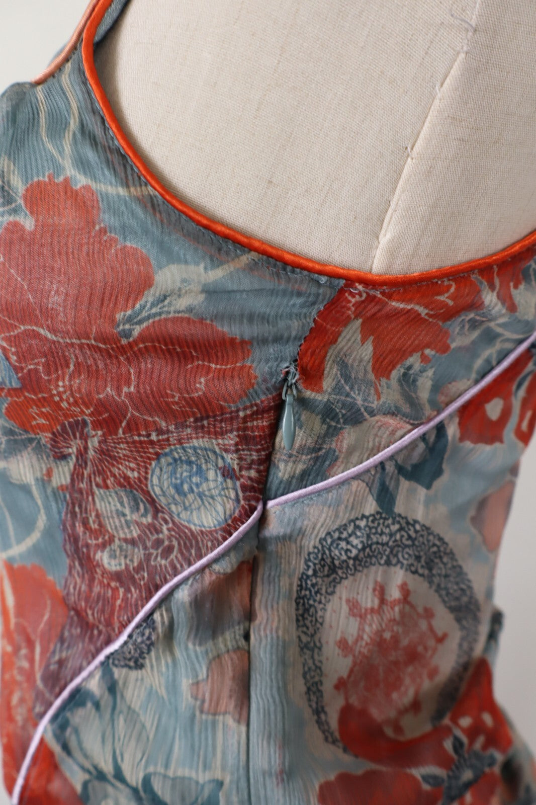 DIESEL VESTITO DONNA TG. S  WOMAN CASUAL VINTAGE DRESS SETA