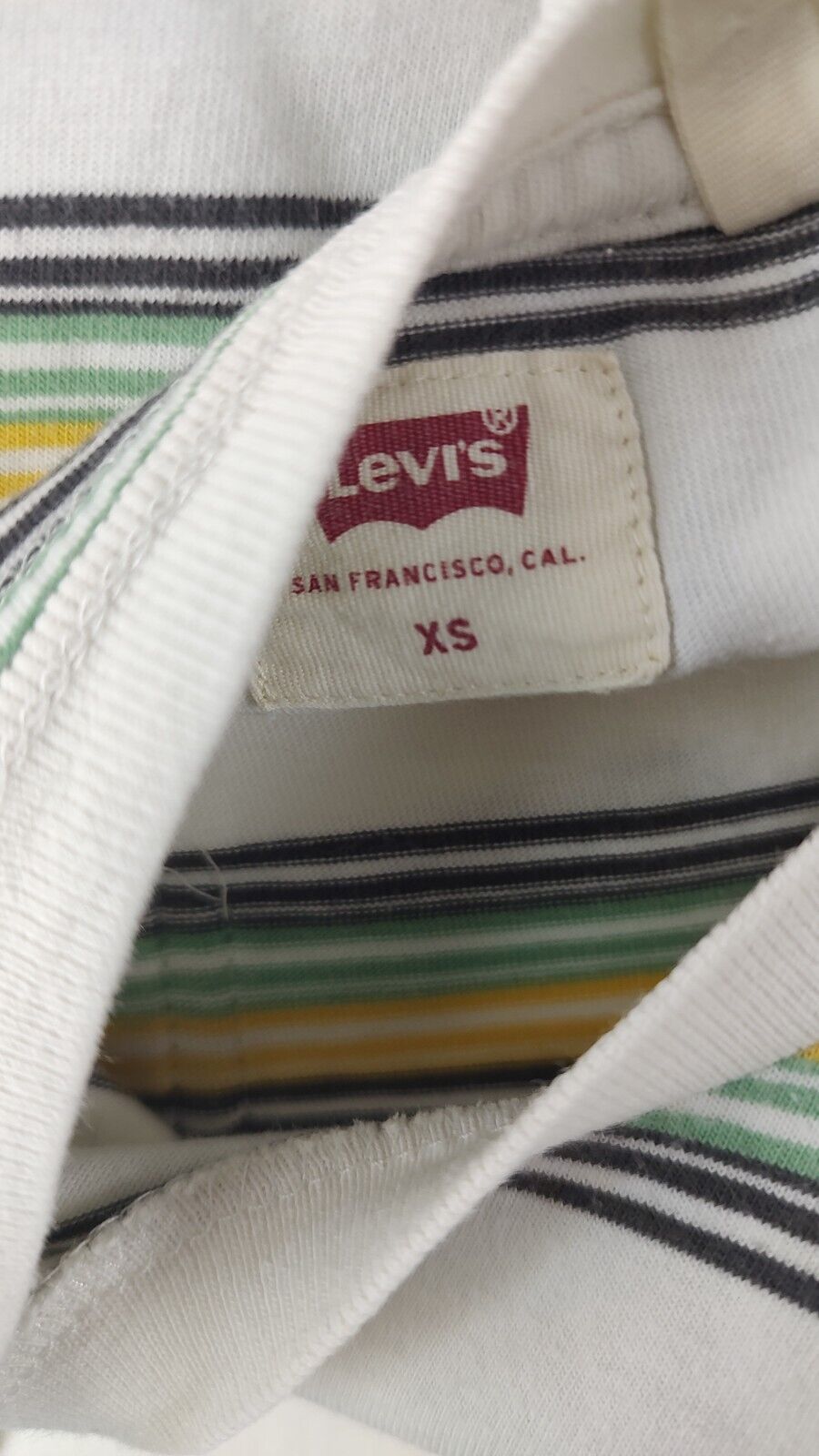 LEVI'S MAGLIA COTONE UOMO TG. XS MAN T- SHIRT CASUAL VINTAGE