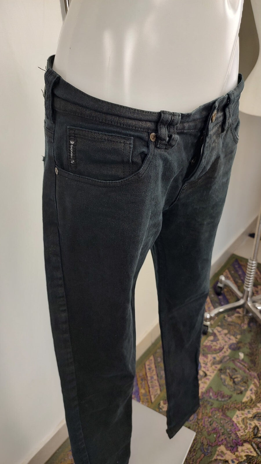 ARMANI JEANS PANTALONE DENIM JEANS DONNA TG 29 WOMAN VINTAGE PANTS