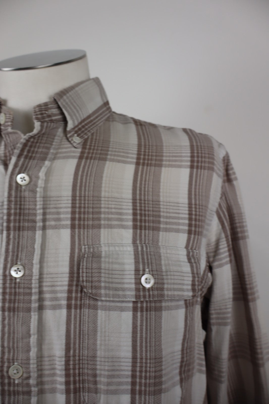 POLO RALPH LAUREN CAMICIA UOMO COTONE M MAN CASUAL VINTAGE COTTON SHIRT TASCHE