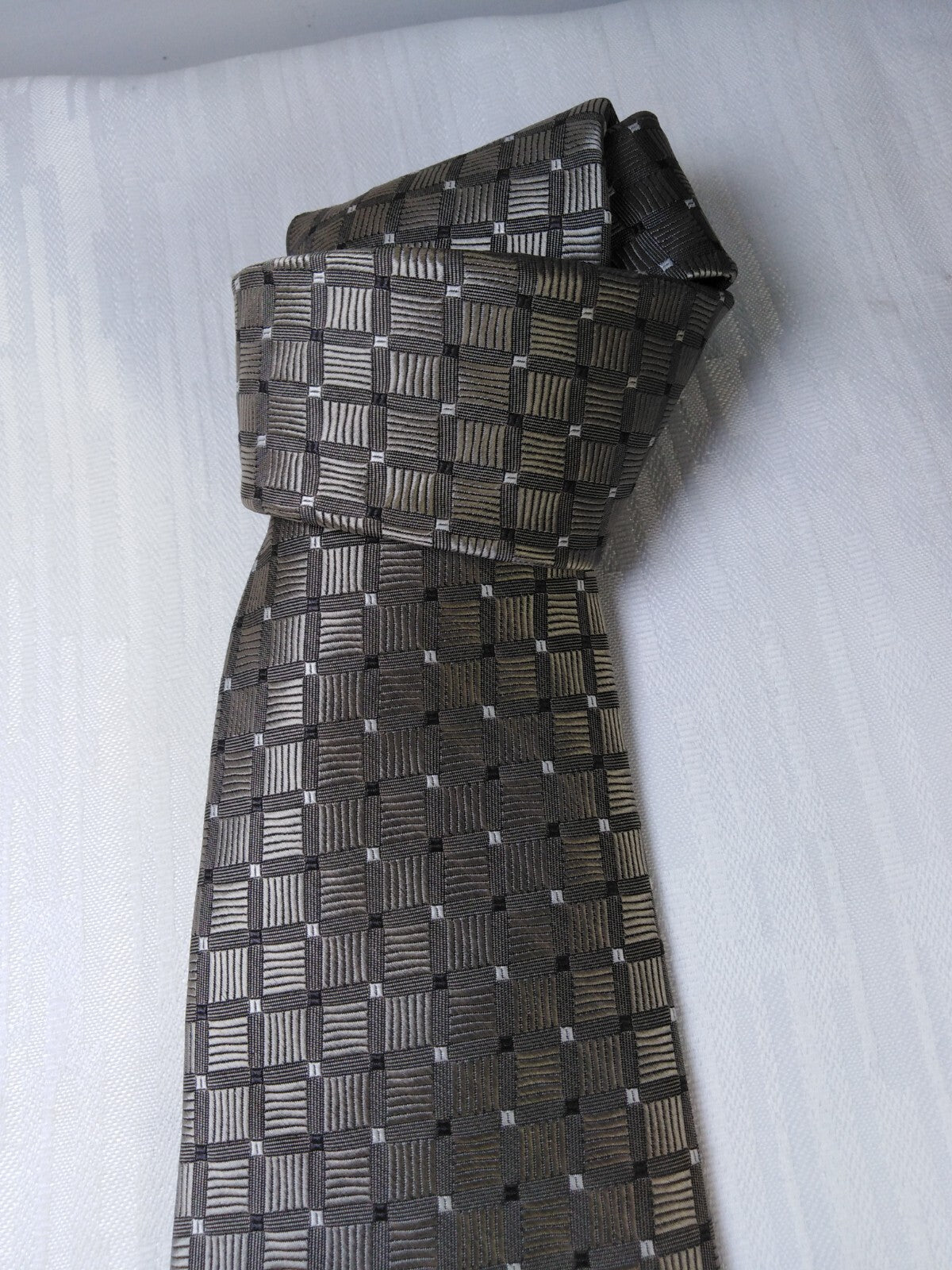 PICARDI NAPOLI 100% SETA SILK TIE CRAVATTA NECKTIE ITALY VINTAGE SELF TIPPED