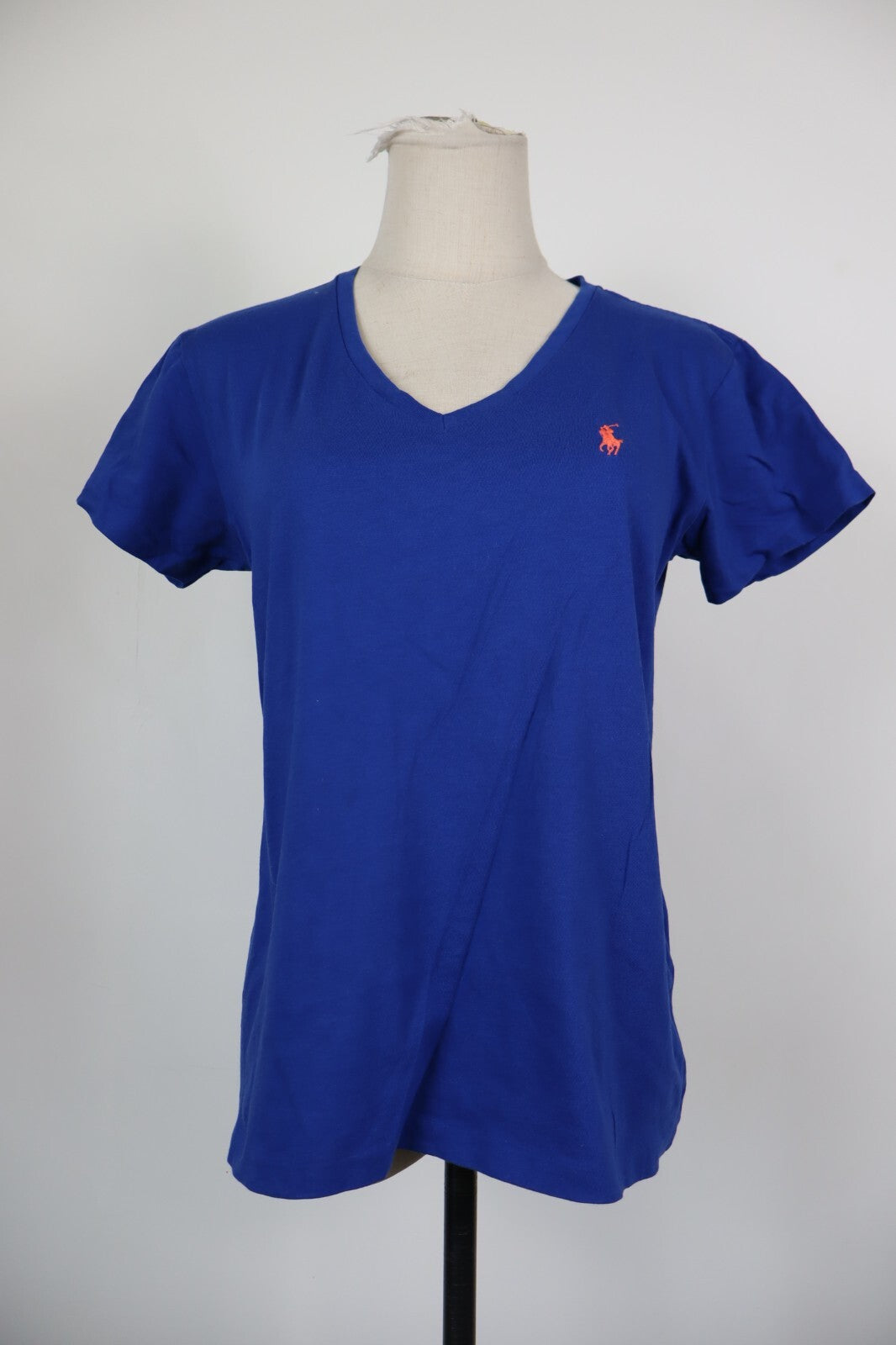 RALPH LAUREN MAGLIA DONNA TG M WOMAN CASUAL VINTAGE TOP T-SHIRT COTONE