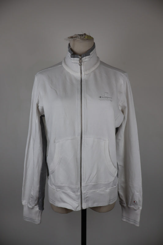 CHAMPION FELPA CON ZIP DONNA Tg M WOMEN CASUAL VINTAGE SPORT SWEATSHIRT