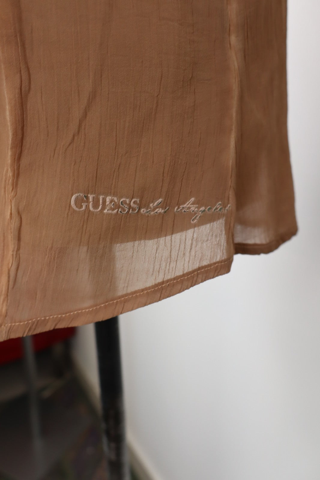 GUESS CAMICIA DONNA TG. L WOMAN SHIRT CASUAL VINTAGE  BLUSA PAILLETTES