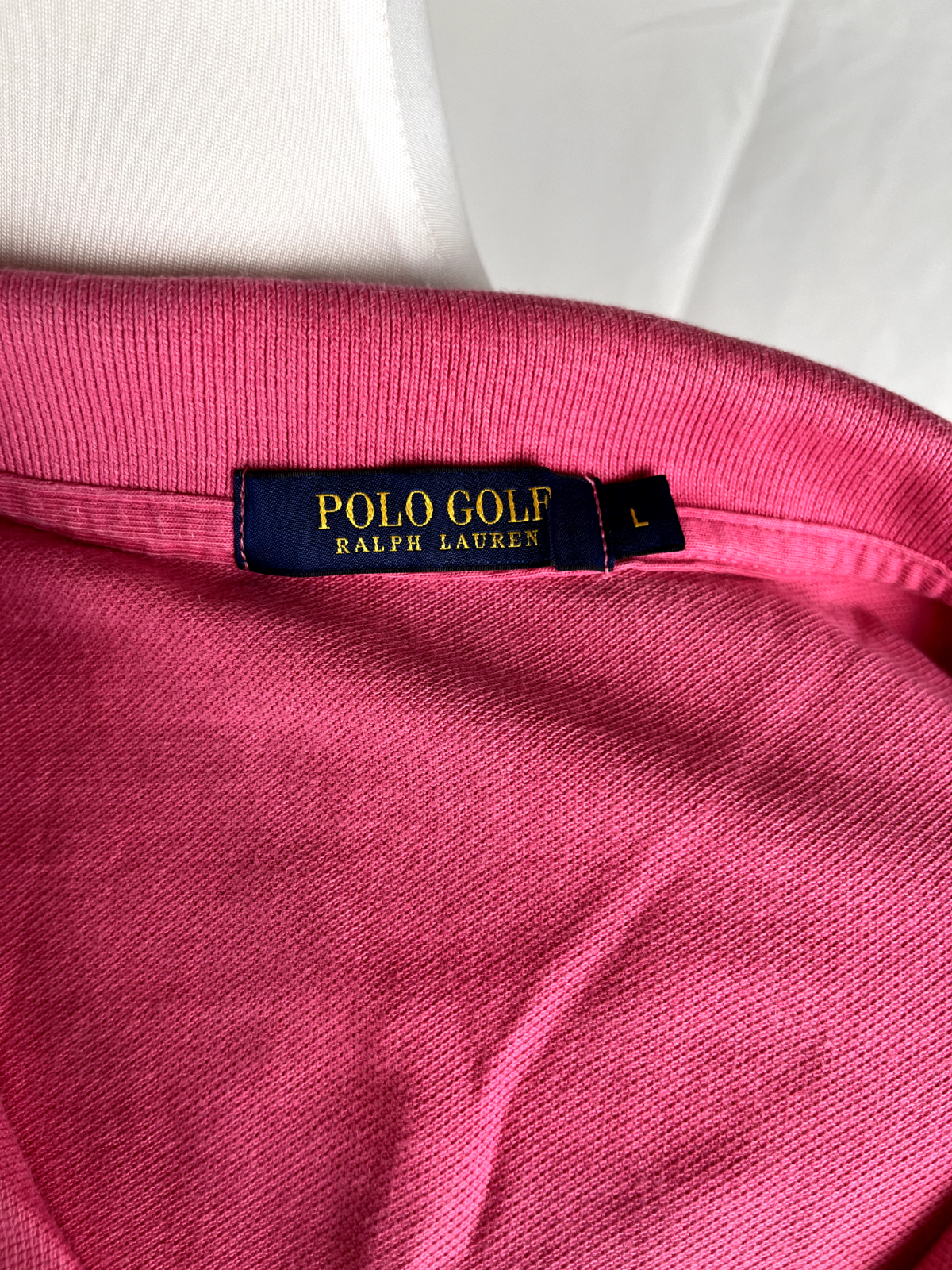 RALPH LAUREN POLO GOLF MAGLIA COTONE DONNA TG. L WOMAN CASUAL VINTAGE T-SHIRT