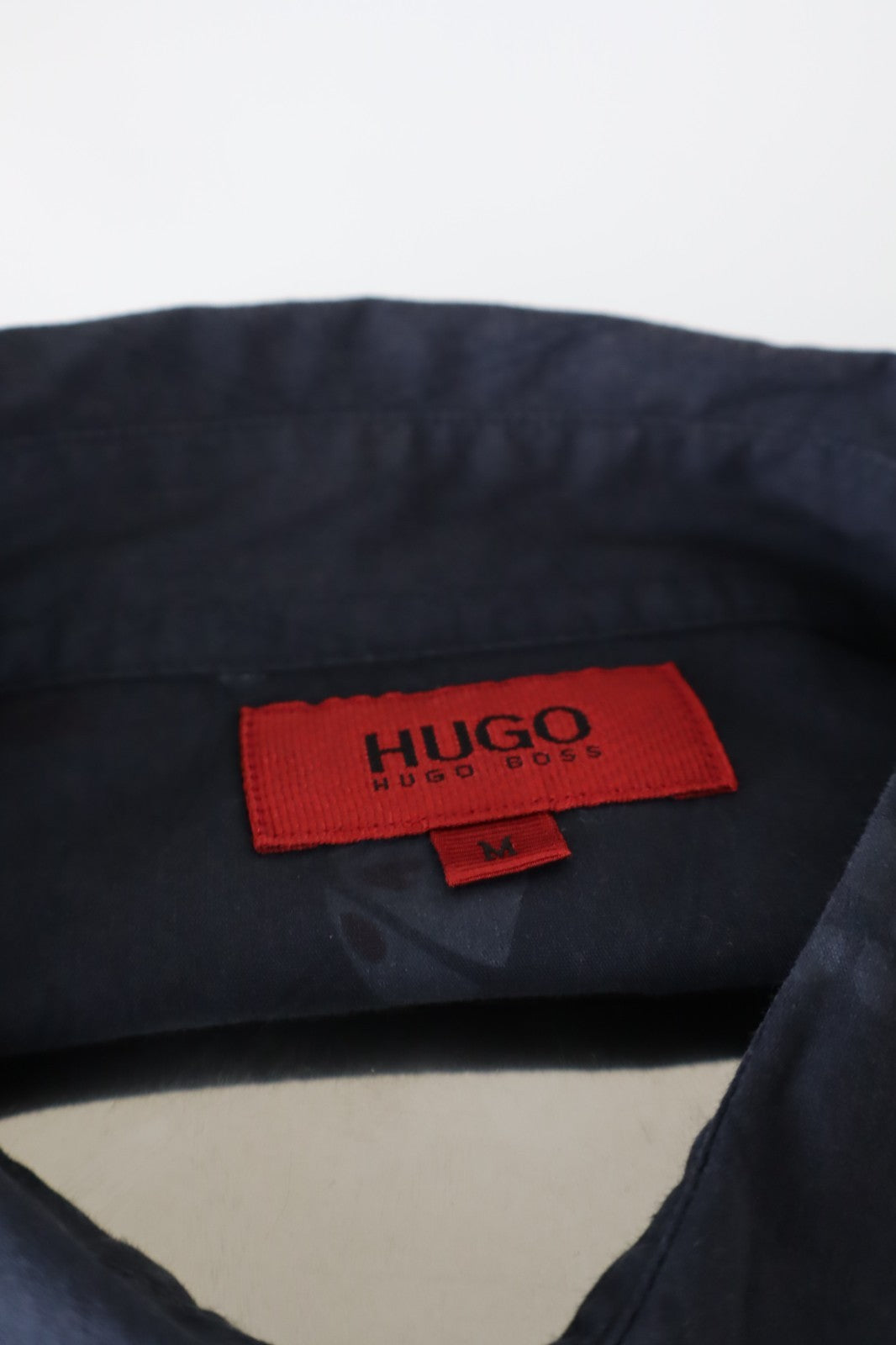 HUGO BOSS CAMICIA COTONE UOMO TG. M MAN CASUAL VINTAGE SHIRT FLOREALE