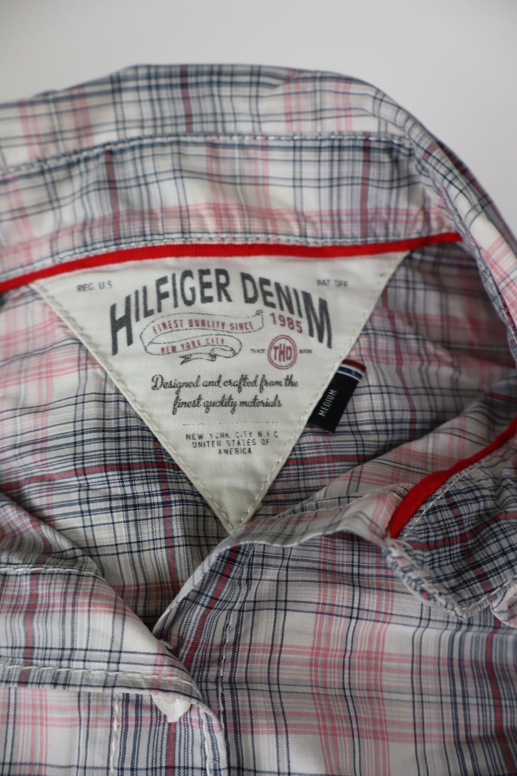 TOMMY HILFIGER DENIM CAMICIA DONNA TG M WOMAN SHIRT CASUAL VINTAGE COTONE