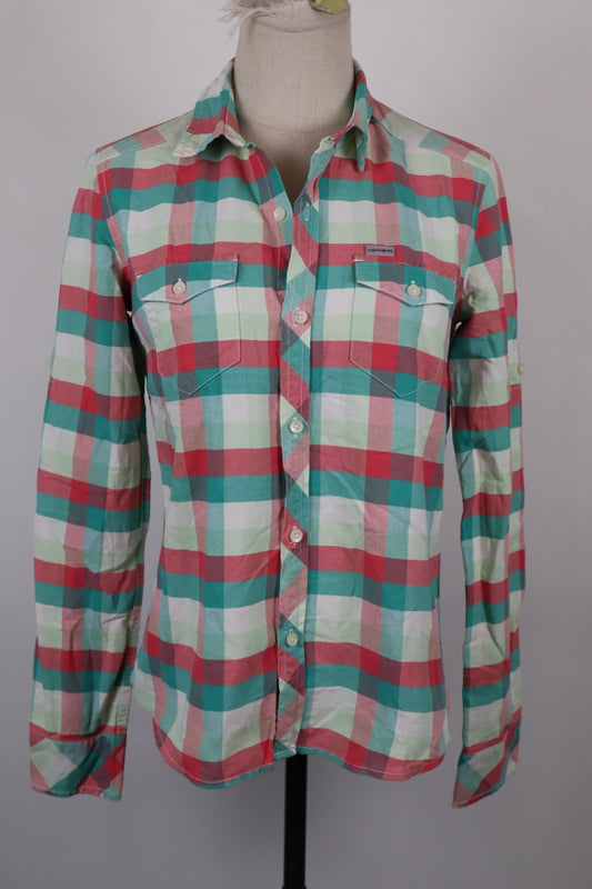 CARHARTT CAMICIA DONNA TG. S WOMAN SHIRT CASUAL VINTAGE COTONE