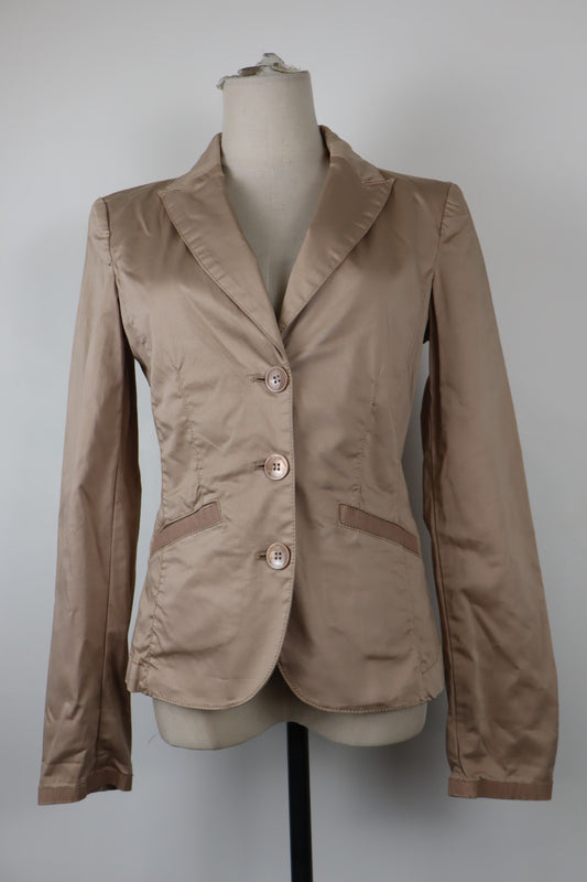AJ ARMANI JEANS BLAZER GIACCA COTONE DONNA Tg 40 WOMAN VINTAGE JACKET CASUAL