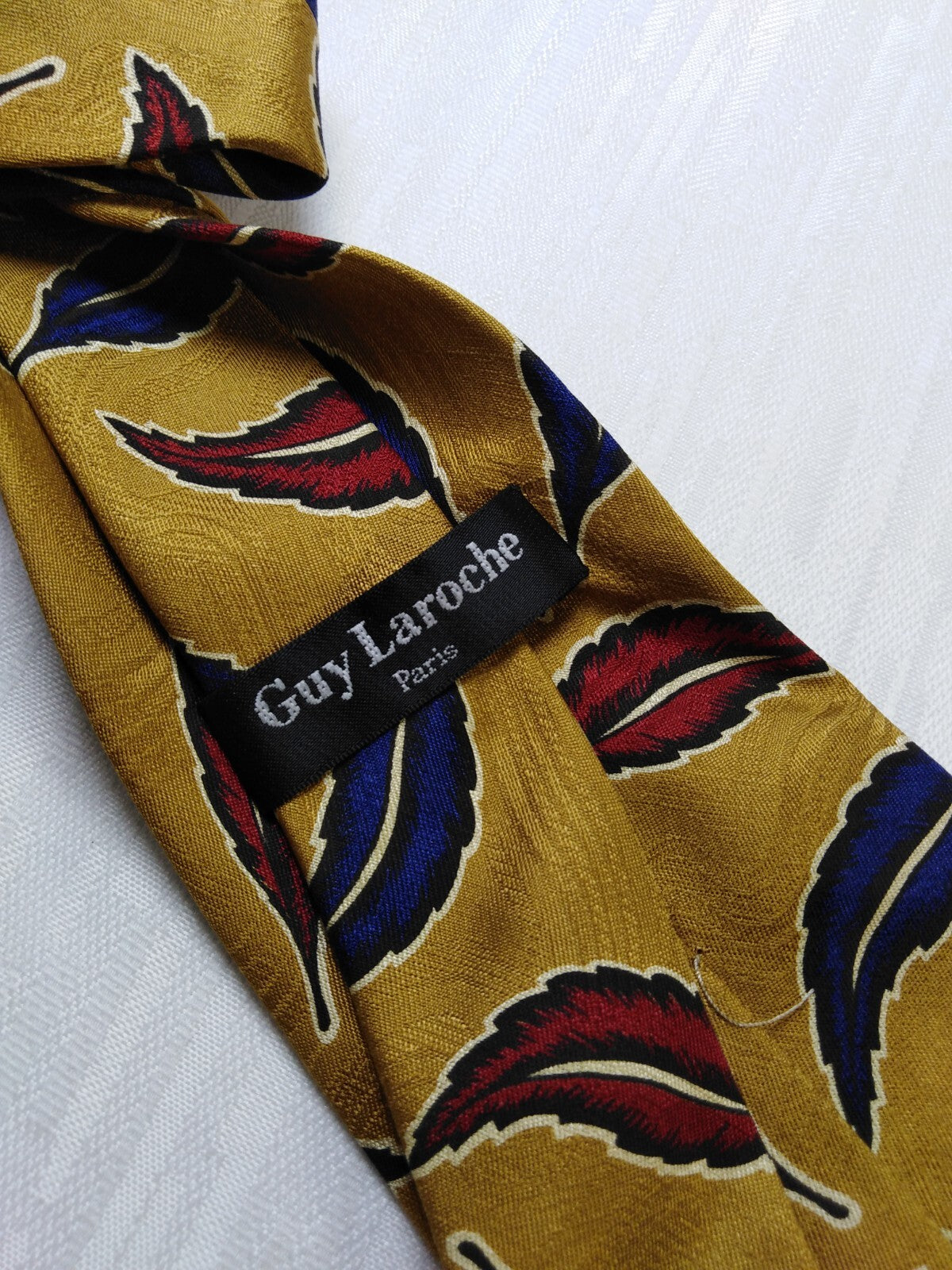 GUY LAROCHE 100% SILK TIE SETA CRAVATTA NECKTIE MADE IN ITALY CLASSIC