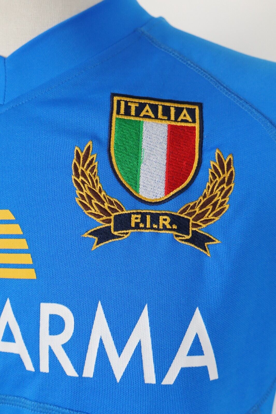 KAPPA ITALIA RUGBY MAGLIA UOMO Tg 16 ANNI MAN VINTAGE SPORT JERSEY RAGAZZO