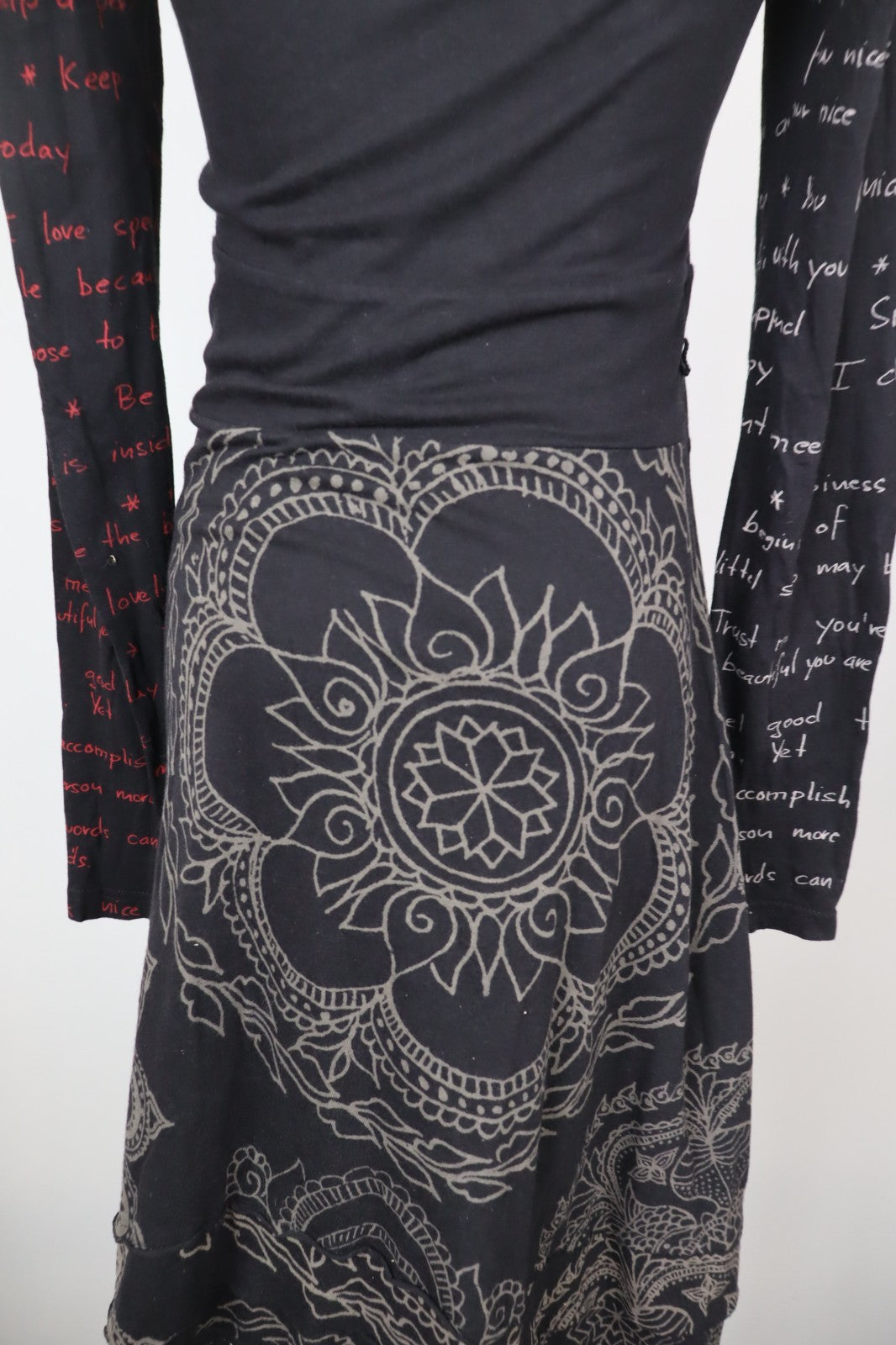 DESIGUAL VESTITO DONNA TG. S WOMAN CASUAL VINTAGE DRESS ABITO CUORE