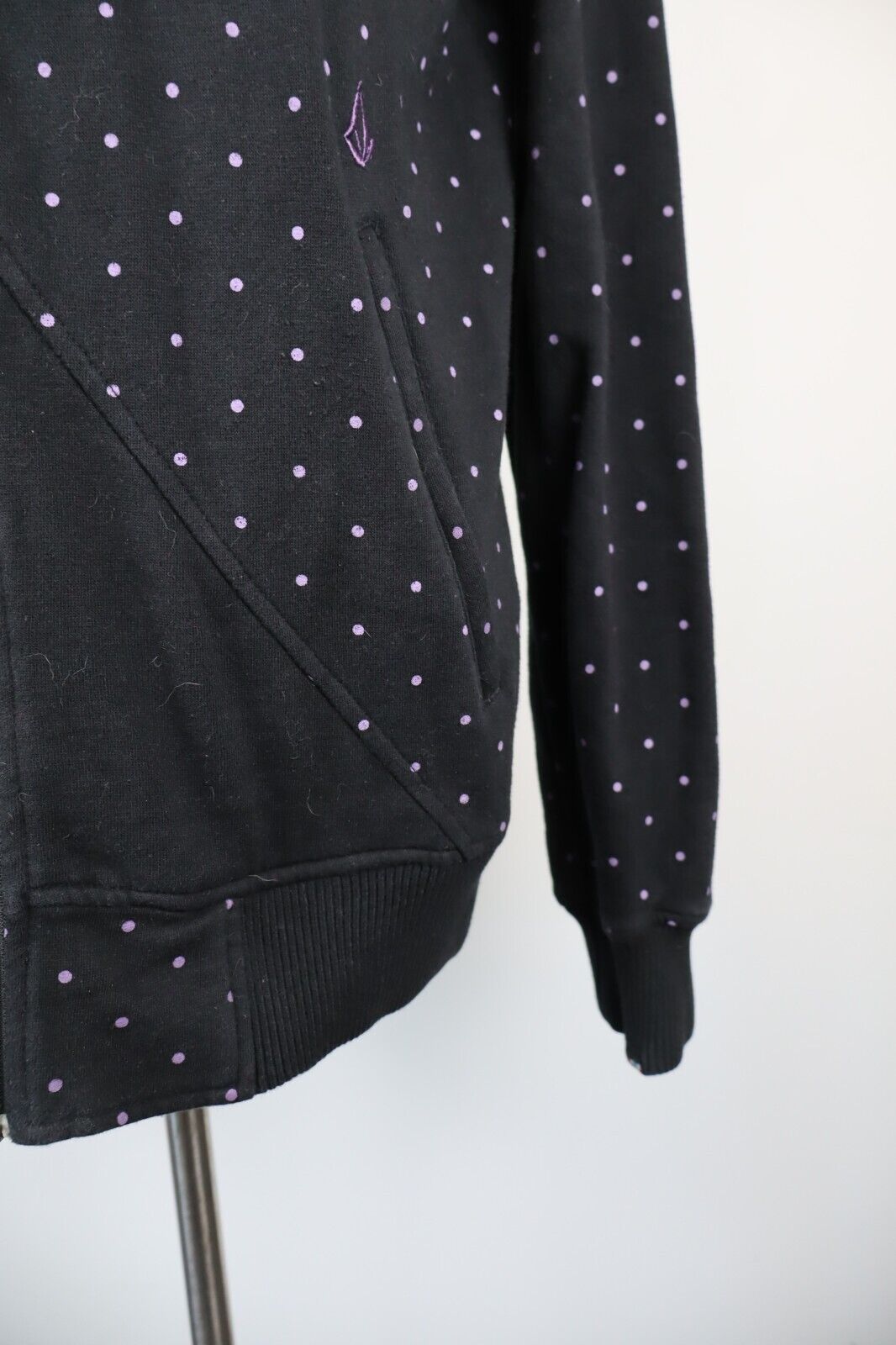 VOLCOM FELPA CON ZIP JACKET UOMO Tg XL MAN SWEATSHIRT CASUAL VINTAGE