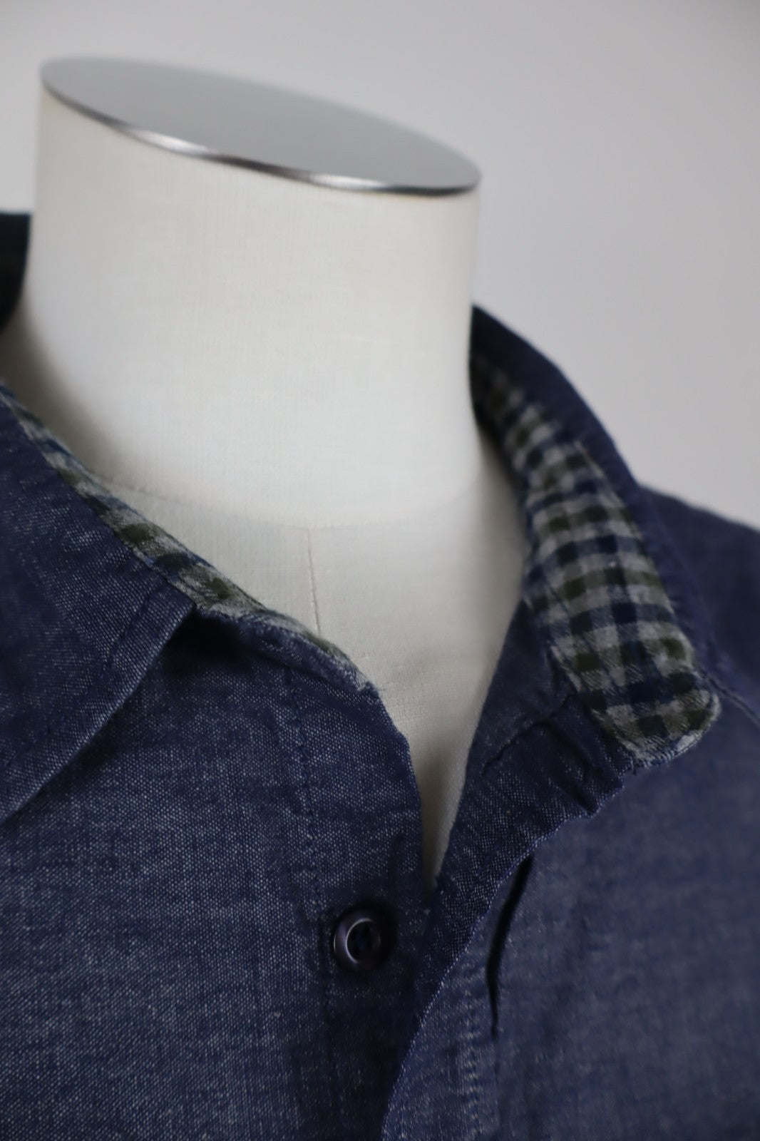 AVX AVIREX CAMICIA UOMO TG. XL MAN CASUAL VINTAGE SHIRT COTONE COTTON TASCA LOGO