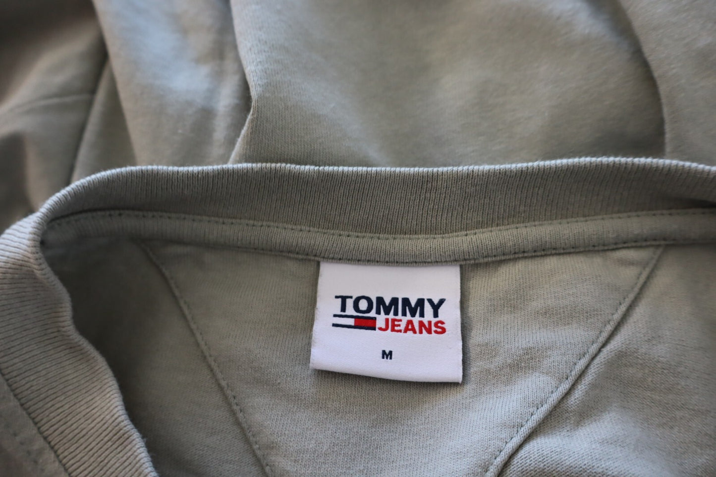 TOMMY JEANS HILFIGER MAGLIA UOMO TG M MAN COTONE COTTON T-SHIRT CASUAL VINTAGE