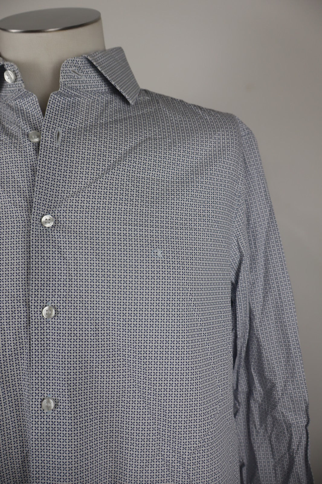 CALVIN KLEIN CAMICIA UOMO 41 16 MAN CASUAL VINTAGE SHIRT COTONE COTTON LOGO