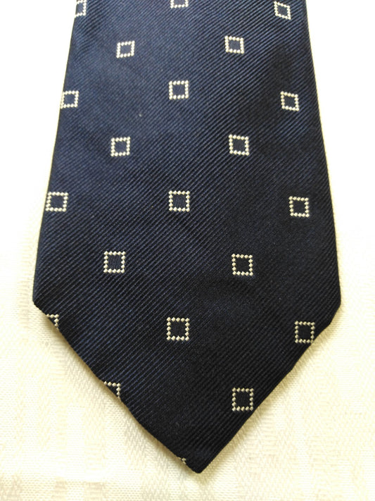 LES COPAINS 100% SILK TIE SETA CRAVATTA NECKTIE MADE IN ITALY CLASSIC