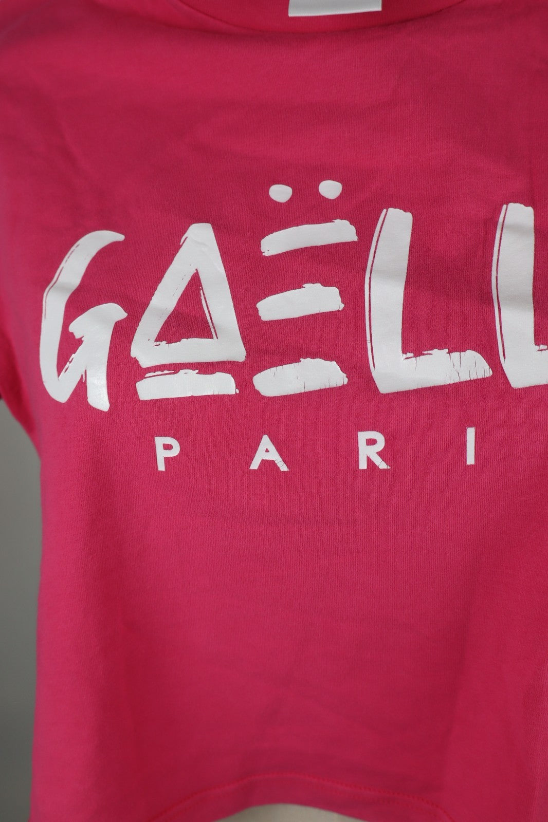 GAELLE CROP TOP DONNA TG. 46 WOMEN CASUAL VINTAGE SPORT SWEATSHIRT