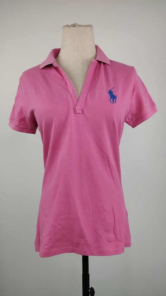 LAUREN RALPH LAUREN DONNA COTONE TG. S WOMAN POLO SHIRT CASUAL VINTAGE