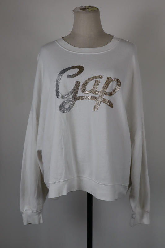 GAP FELPA DONNA Tg XL 50/52 WOMAN CASUAL VINTAGE SPORT SWEATSHIRT COTONE