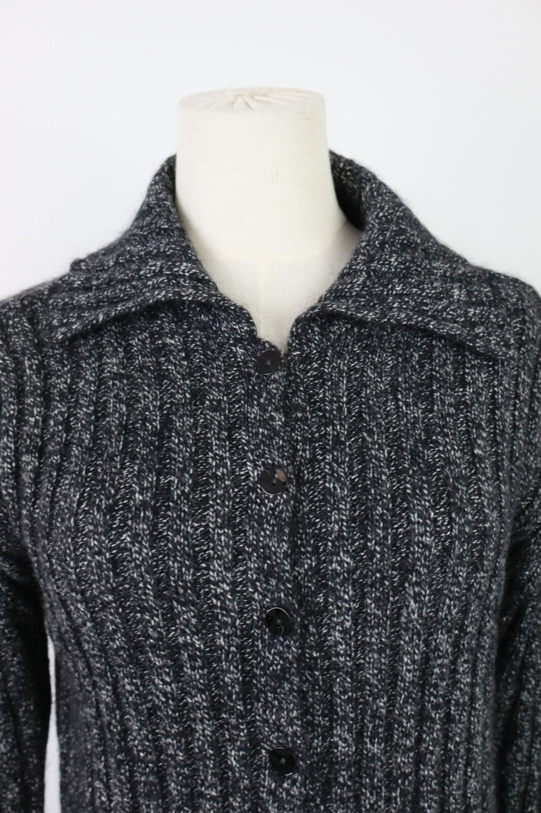 LIU JO MILANO MAGLIONE CARDIGAN DONNA TG L WOMAN SWEATER VINTAGE MOHAIR ANGORA
