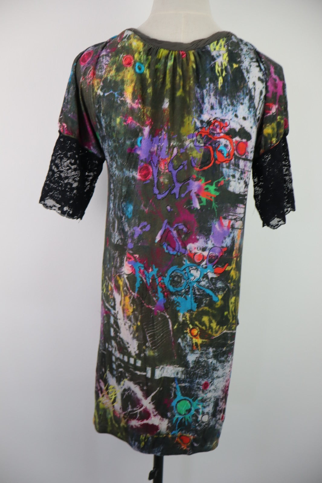 DESIGUAL VESTITO ABITO DONNA TG. XL WOMAN CASUAL VINTAGE DRESS COTONE