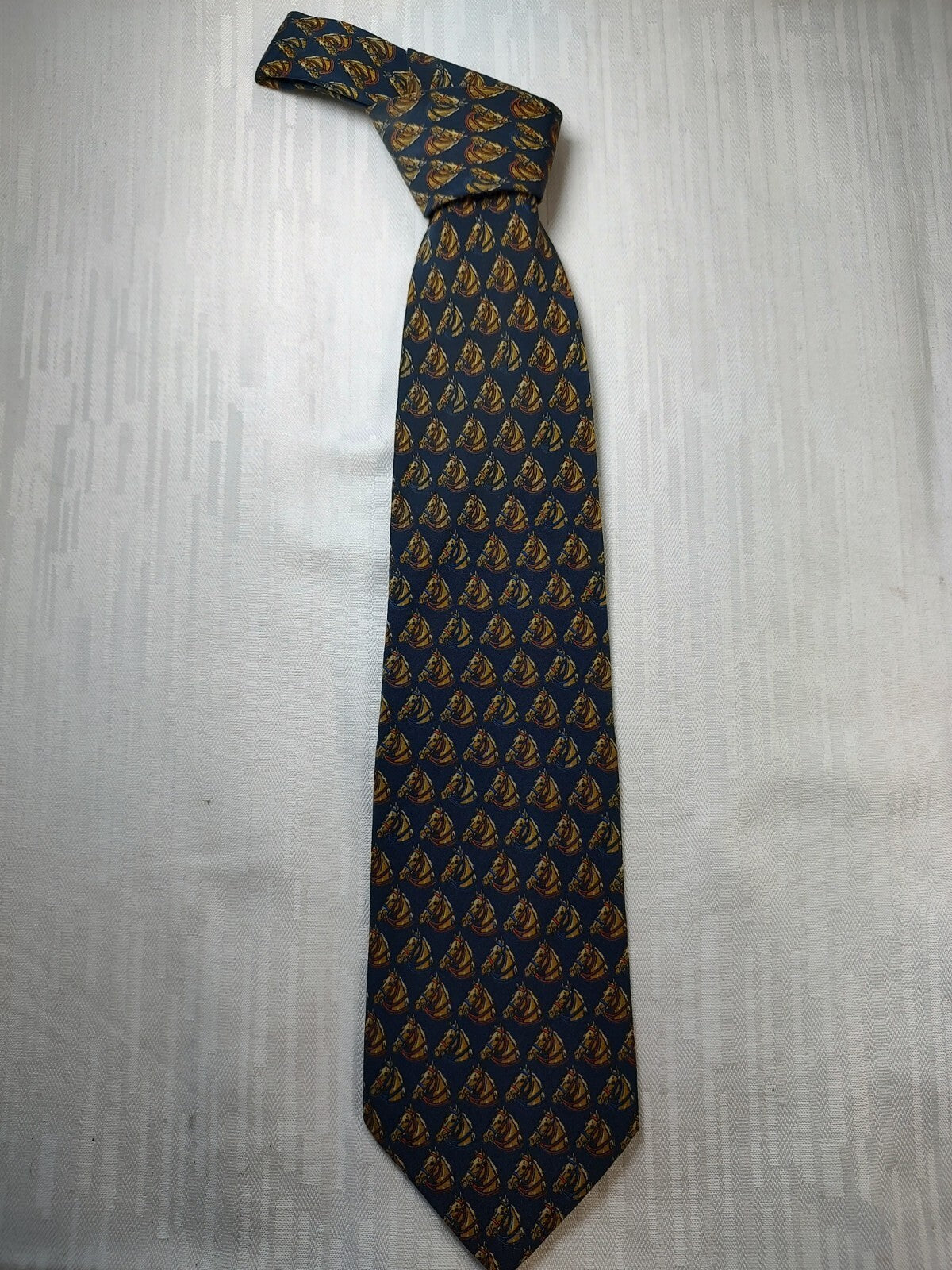CARNAVAL DE VENISE 100% SILK TIE SETA CRAVATTA NECKTIE MADE IN ITALY CLASSIC