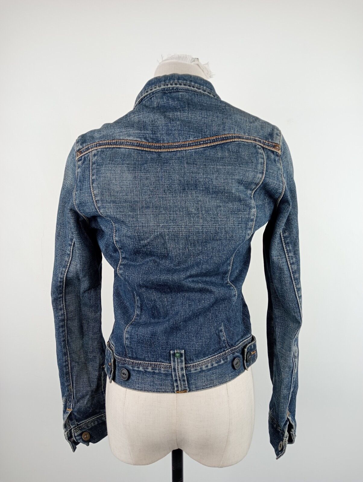 LEE JEANS GIUBBINO DONNA Tg. XS WOMAN CASUAL JACKET COTONE DENIM ITALY